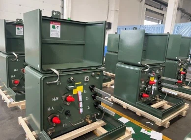 25 kVA single phase pad mounted transformer. 25 kVA single phase pad mounted transformer.